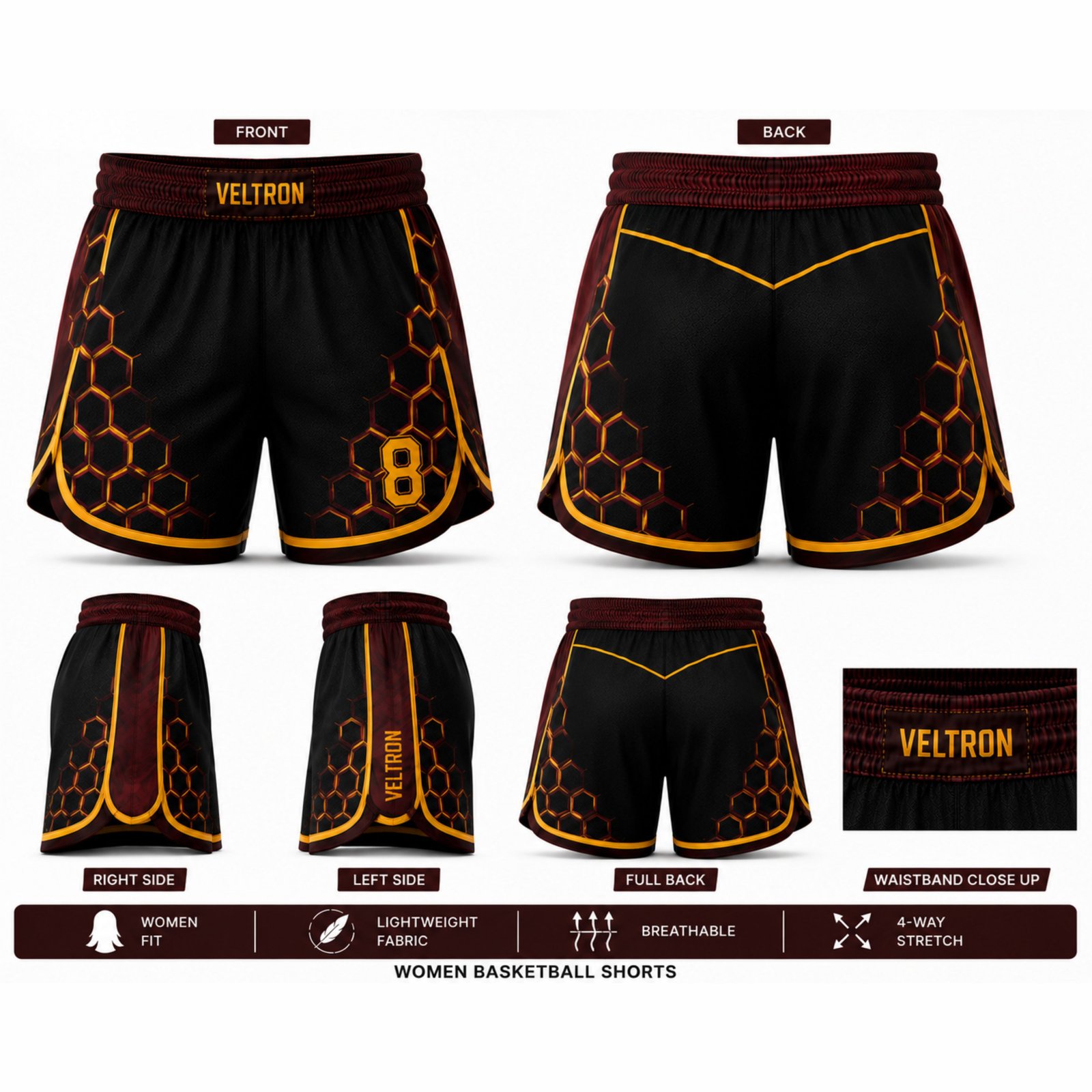 Women's Basketball Shorts